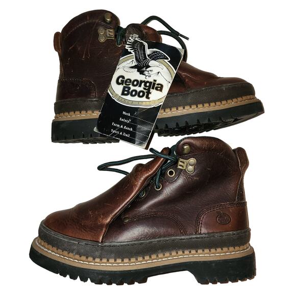 Women's Georgia Boots G3354 Steel Toe EH Met Guard Boots 8.5 - Picture 1 of 8